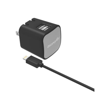 Digipower InstaSense IS-AC3DL - Power adapter - 17 Watt - 3.4 A - 2 output connectors (USB)
