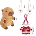 thumbnail image 2 of Set de peluche Kireidane Capybara con 7 prendas y accesorios, 2 of 7