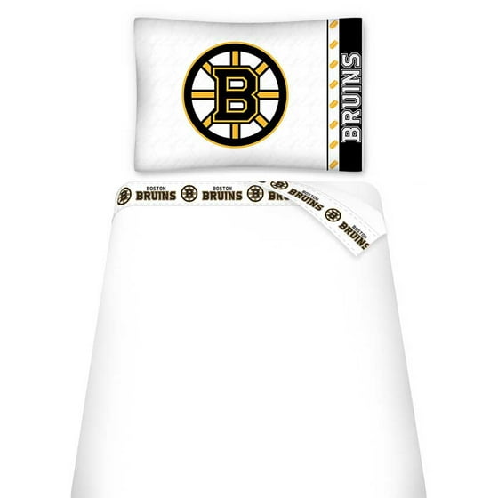 Nhl Boston Bruins Bedding Set Hockey Bed Com