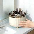 thumbnail image 7 of Dianli Makeup Organizer Desktop Rotating Makeup Brush Organizer Cosmetic Container 360 Degree Swivel Eyeshadow Brush Lipstick Pen Storage For Dresser Vanity Bathroom Counter Brush Holder Organizer, 7 of 7