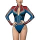 thumbnail image 1 of Women Spiderman Skeleton Bone Frame Leotard Bodysuit Halloween Party Fancy Dress Cosplay Costume Jnnjv, 1 of 3