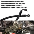 thumbnail image 3 of TopOne Braided Fuel Line Hose Fittings Kit With Metal Washers Rubber O-Ring Compatible For B/D Engine Series EG EK EF DC2, 3 of 9