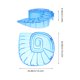 thumbnail image 2 of WHAMVOX 1Ud Plataforma Para Reptil Azul Para Con Estructura Simple Y Material Premium, 2 of 6
