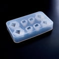 thumbnail image 2 of 1pc Silicone Molds Resin Casting Molds For UV Resin Epoxy Resin Jewelry Making Nuggets White 90x55x15mm Inner Size: 1.5~2.2mm, 2 of 5