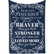 thumbnail image 1 of LHSHID Inspirational Blankets for Women Men Get Well Soon Gift for Friends Recovering from Surgery Chemotherapy Cancer Flannel Throw Blanket You are Braver Than You Think 40"x50", 1 of 7