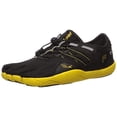 thumbnail image 2 of Fila Kids' Skele-Toes Bay Rnr 3 Water Shoe, BLACK/LEMON/METALLIC SILVER, 4 M US Big Kid, 2 of 3