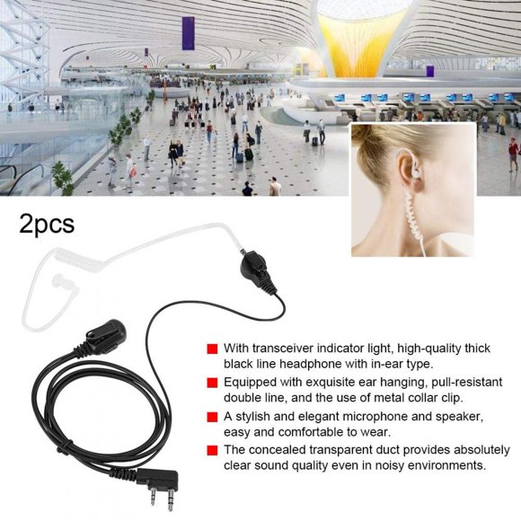 YLSHRF High-quality Tube Earpiece, Headset, For Waiter Bodyguard Security Guard