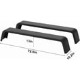 thumbnail image 2 of JoanKaren 2 Pack Tandem Axle Trailer Fenders Steel 14 Gauge Diamond Tread Plate,Fit 13"-15" Tires,Black, 2 of 6