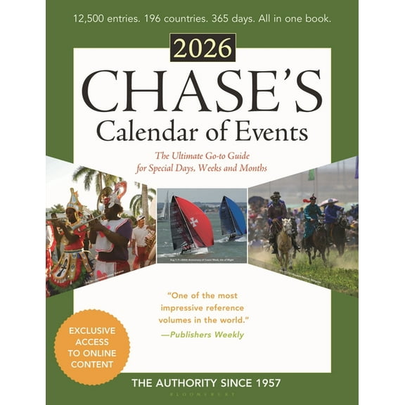 Chase's Calendar of Events 2026: The Ultimate Go-To Guide for Special Days, Weeks and Months, (Paperback)