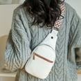 thumbnail image 2 of MUSOIE Small Sling Bag Crossbody Bags for Women Trendy Crossbody Purse PU Leather Chest Bag, 2 of 9