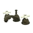 thumbnail image 1 of Kingston Brass Deux Poignées 8" à 16" Robinet de Toilette Répandu avec Laiton Pop-up, 1 of 6