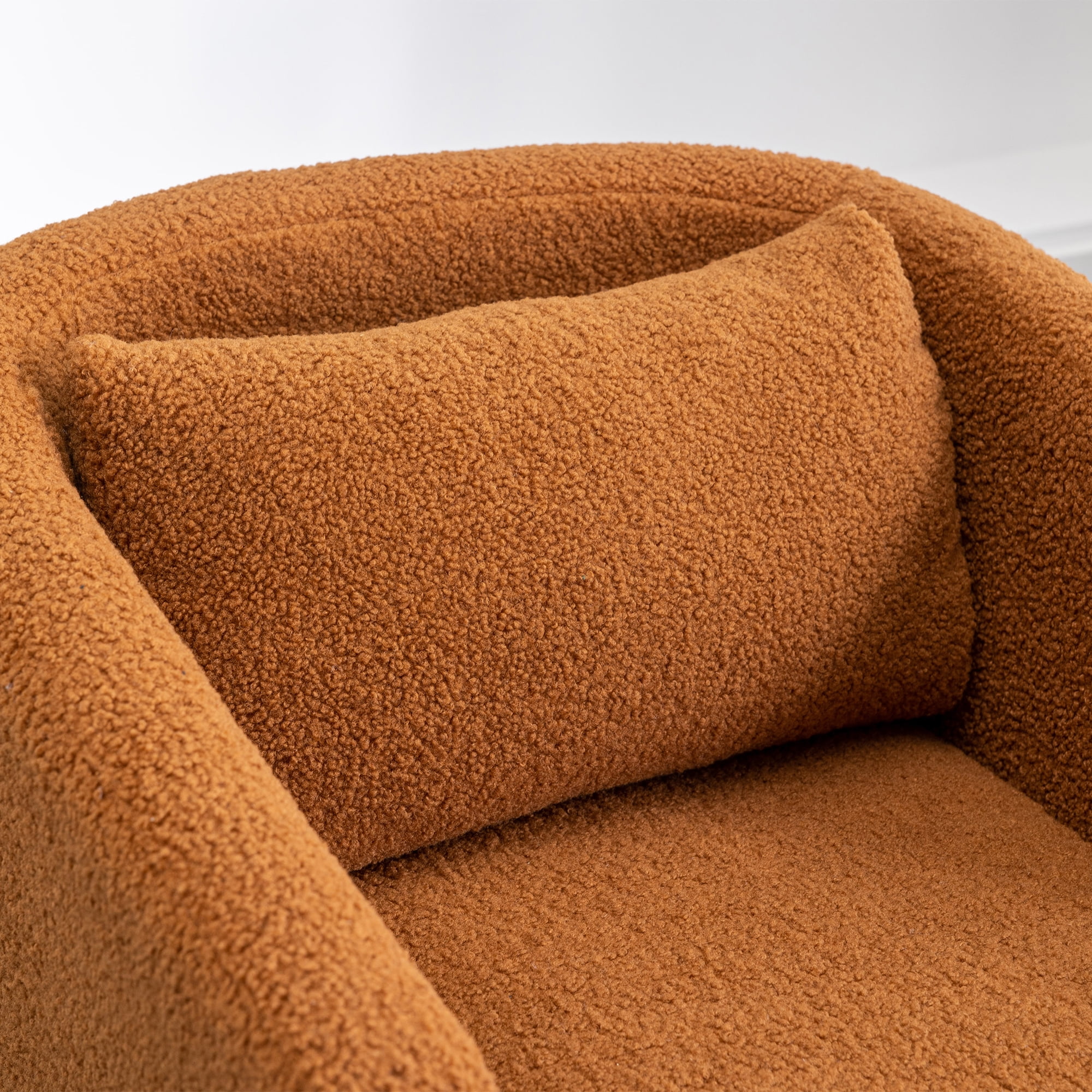 Kadyn 30.30"H Swivel Accent Chair, Single Sofa Chairs for Living Room, Caramel 360 Degree Armchair Kadyn 30.30"H Swivel Accent Chair, Single Sofa Chairs for Living Room, Caramel 360 Degree Armchair