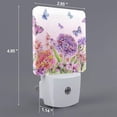 thumbnail image 2 of Rocae Flowers And Colorful Butterflies for 0.5W Plug in Night Light, Dusk to Dawn, Bright Nightlight Auto-On/Off-UK, 2 of 7