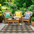 thumbnail image 6 of Findosom 3'x5' Jute Washable Rug Non Slip Natural Woven Texture Floor Carpet Farmhouse Rug for Living Room,Bedroom,Kitchen,Entryway,Outdoor,Patio Area Rug,Stain Resistant Rustic Rugs,Black, 6 of 8