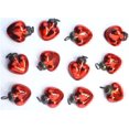 thumbnail image 1 of Adornos BD CRAFTS, minicristal de mercurio, 4 cm, con forma de corazón rojo, 1 of 5