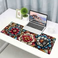 thumbnail image 6 of Mouse Pad, Boho Floral Mouse Pad for Women, Cute Mousepad Square Waterproof Mouse Mat Non-Slip Rubber Base Mouse Pads for Wireless Mouse Office Laptop, 6 of 6