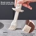 thumbnail image 2 of Boreal Craft Bake Ware. Set Ceramic with Lids Oil Dispenser With Adjustable Brush 2 In 1 Glass Olive Oil Dispenser Bottle Heat Food Grade Glass Oil Bottle With Silicone Brush For Cooking Baking, 2 of 5