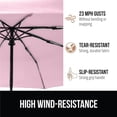 thumbnail image 5 of GORILLA GRIP Wind and Tear Resistant Compact Rain Umbrella, 11.5 inch Compact Size, Pink, 5 of 10