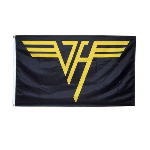 Tapiz Van Halens con diseño de bandera de anime para colgar en la pared, 90 x 150 cm