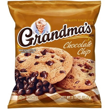 Grandmas Chocolate Chip Cookies 2.875 oz. Bag