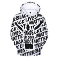 thumbnail image 3 of Sudadera con capucha con estampado 3D de Black Lives Matter para hombre, talla grande, manga larga, para primavera y otoño, para mujer, ropa para niños, 3 of 4