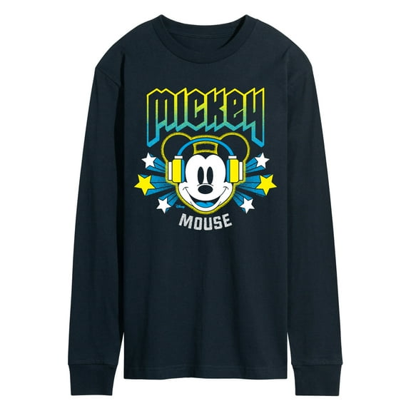Disney - Mickey Band Tour - Men's Long Sleeve Graphic T-Shirt