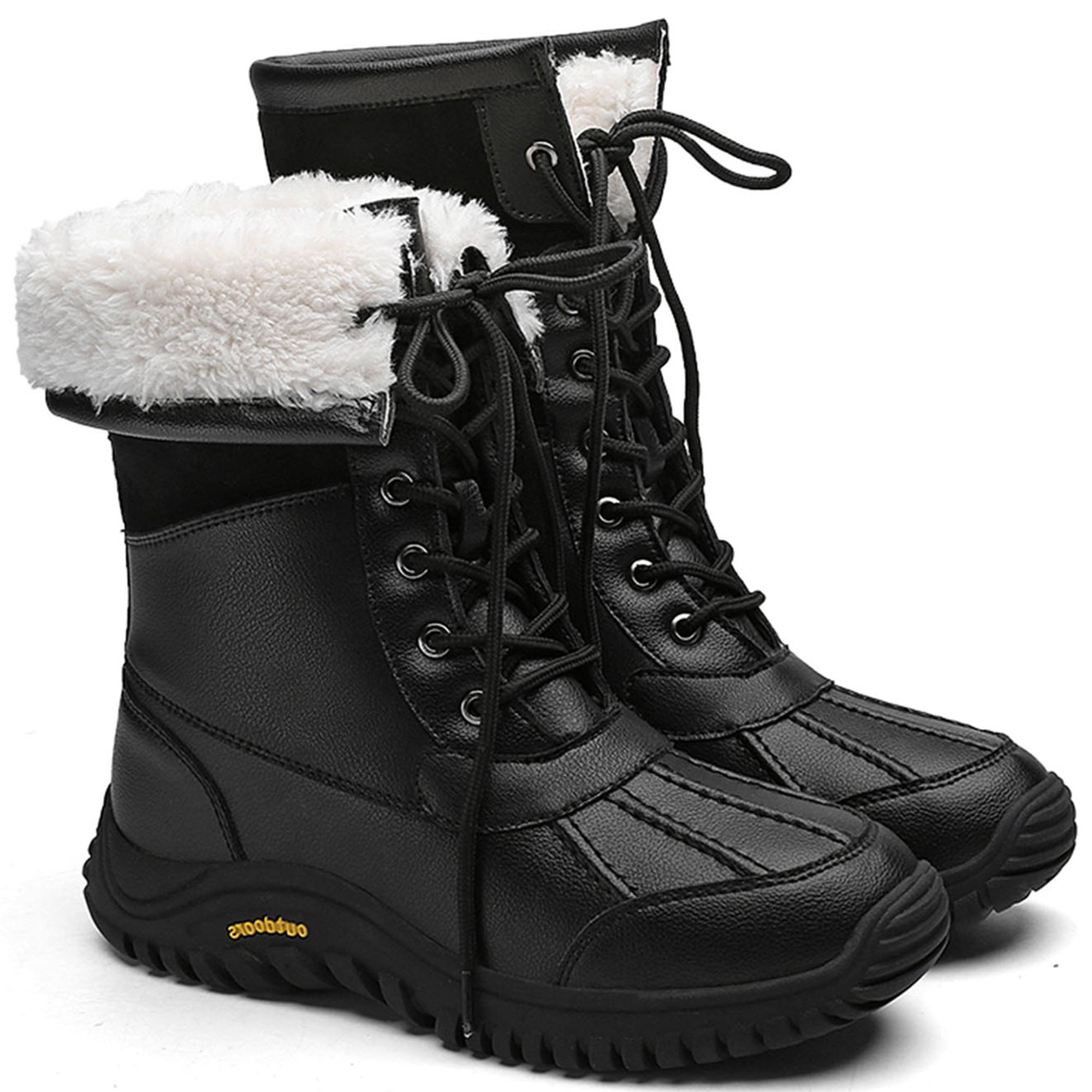 Tanleewa Fur Lining Women’s Winter Boots Waterproof Snow Boots 9 Female ...