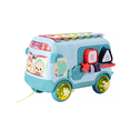 thumbnail image 1 of Autobus Rompecabezas Xilofono Juguete Interactivo Para Bebe Azul, 1 of 5