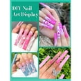thumbnail image 7 of 504 PCS Medium Square Handmade Acrylic Nails for Acrylic Nails Professional, 3XL Extra Long, 12 Sizes Half Cover Straight Tapered Square French Fake Nail Tips for Nail Salons Home DIY Nail sets, 7 of 7