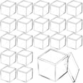 thumbnail image 1 of Caja acrílica Tuanse 120 piezas cuadradas de plástico transparente de 5,5 cm con tapa, 1 of 7