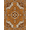 Brown, Pattern 1, variant on ODIKA Flannel Cow Print Theme Irregular Motif Covering Fuzzy Artificial Stain Resistant Low Profile for Dorm Room, Small Living Apartment