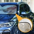 thumbnail image 3 of Qxltty Dreamy Butterfly Car Windshield Sunshades Foldable UV Rays Sun Visor Protector Keep Your Vehicle Cool 53×23.5in, 3 of 8