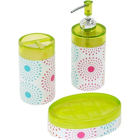 your zone floral burst 3-pc accessory set