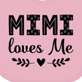 thumbnail image 4 of Inktastic Mimi Loves Me Baby Clothes Girl Girls Baby Bib, 4 of 4
