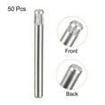 thumbnail image 3 of 2x20mm 304 Stainless Steel Dowel Pins, 50 Pack Knurled Head Flat End Dowel Pin, 3 of 6
