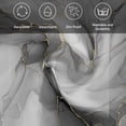 thumbnail image 5 of Grey Ombre Marble Cloth Napkins, Gray Marble Crack Abstract Modern Washable and Reusable Dinner Napkins Set of 6, Table Napkin for Kitchen Party Birthday Wedding Hotel Housewarming 20"x20", 5 of 8