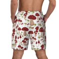 thumbnail image 4 of Haiem Mushroom Mens Swim Trunks with Compression Liner 2 in 1 Swimming Shorts Stretch Swimwear Quick Dry,Board Shorts-XX-Large, 4 of 9