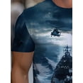 thumbnail image 4 of "Luxury men's new T-shirt, showing a stunning sea view - very high quality, 4 of 6