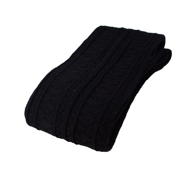 Invierno sólido sólido altos medias sobre rodilla larga calentamiento calentamiento de San Valentín Accesorios para mujeres para ropa diaria Fiesta de Halloween Negro Inevent AP008813-01