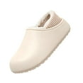 thumbnail image 2 of Womens Waterproof Winter Slippers, Slip-Resistant Sole, Indoor Comfort Clogs, 2 of 3