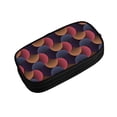 thumbnail image 2 of Goofa Circular Stripes Pattern Big Capacity Pencil Pen Case Office College Large Storage High Capacity Bag Pouch Holder Box Organizer, 2 of 9