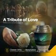 thumbnail image 6 of Yatskia Telescope Northern Lights Small Urns for Human Ashes Keepsake, Little Funeral Urn for Ashes for Women, Mini Memorial Urns for Human Ash Adult Man, (Monar Pack of 1, 3 Inch), 6 of 8