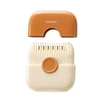 thumbnail image 1 of Vogacara Cuchillas premium para eliminación de puntas abiertas y peinado Herramienta imprescindible Peine recortador de cabello 2 en 1 Cuidado del cabello Naranja, 1 of 6