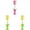 Yellow 2 Packs & Pink 1 Pack, variant on Long Handle Grip Scrubber Cup Brush Set For Coffee Mug & Baby Bottles 2PCS Sponge Brush Cleans With Hanging Hook