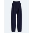 thumbnail image 5 of Devil Wears Prada Scoop Collection Women’s and Women's Plus High Rise Pleated Trousers, 30" Inseam, Sizes 0-26W, 5 of 5
