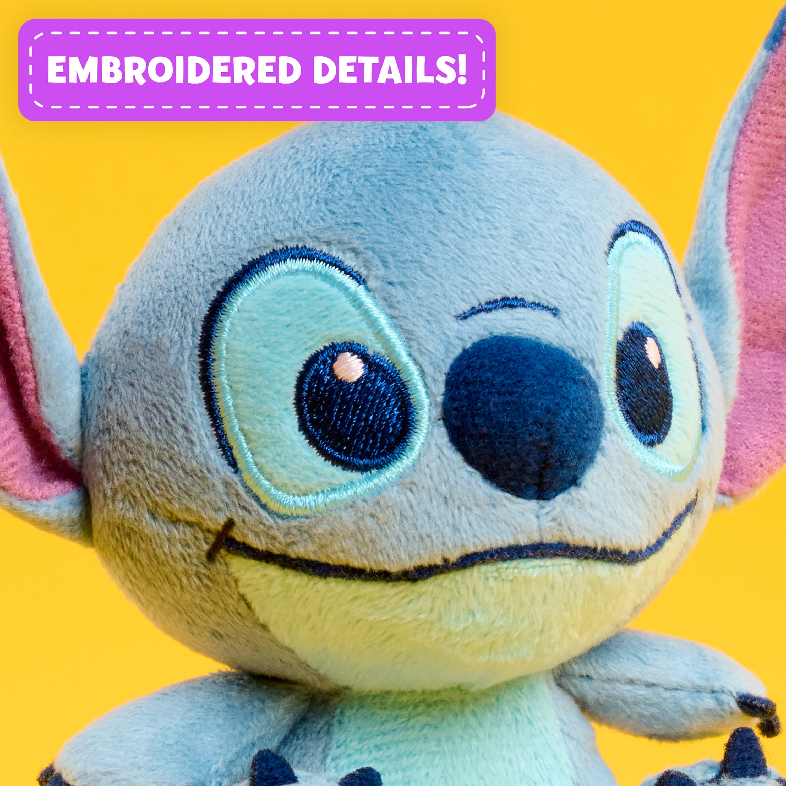 Disney Perch’d 10 cm Shoulder Plush Stitch Stuffed Animal, Wearable Plushie, Toy for Fans & Kids