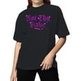 thumbnail image 2 of Not Thy Baby Gothic Sparkle Women's T-shirt, 2 of 3