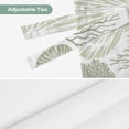 thumbnail image 6 of Coastal Sage Green Tie Up Valance Curtains for Windows, Kitchen Curtains Window Shades, Ocean Coral Starfish Shell Modern Light Filtering Roman Curtain Valances for Bedroom/Bathroom/Cafe 54"x18", 6 of 9