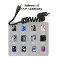 thumbnail image 4 of Cable CarPlay Quickeep, paquete de 2, 0,9 m, en espiral, USB-A a USB-C, 4 of 8