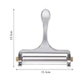 thumbnail image 6 of Adjustable Cheese Slicer - Aluminum Alloy with 304 Stainless Steel Wire for Hard Cheeses (12.5x11.5cm), 6 of 7